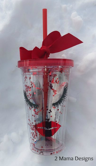 Beautiful Lips Dollar Tree&nbsp;Tumbler